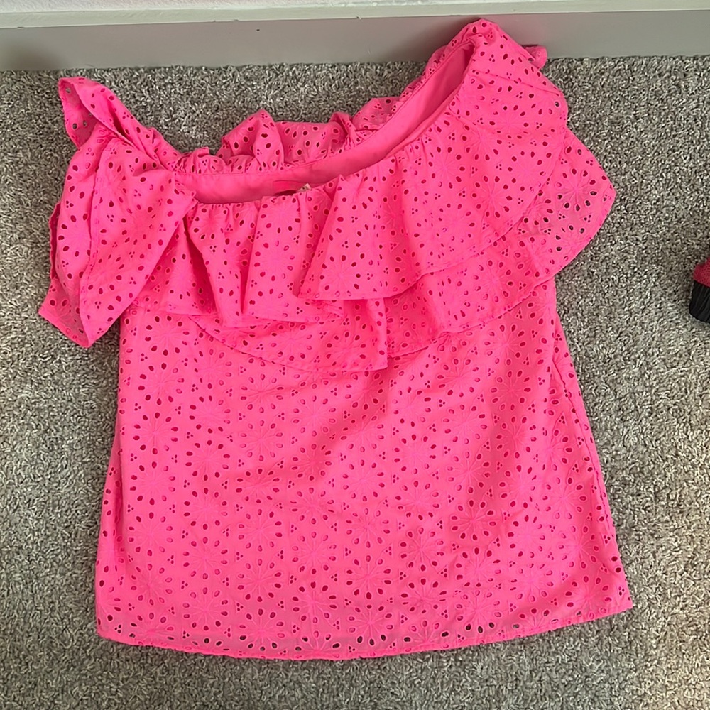 Lilly Pulitzer one shoulder top